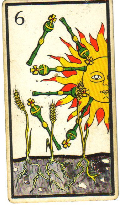 6 of wands tarot card